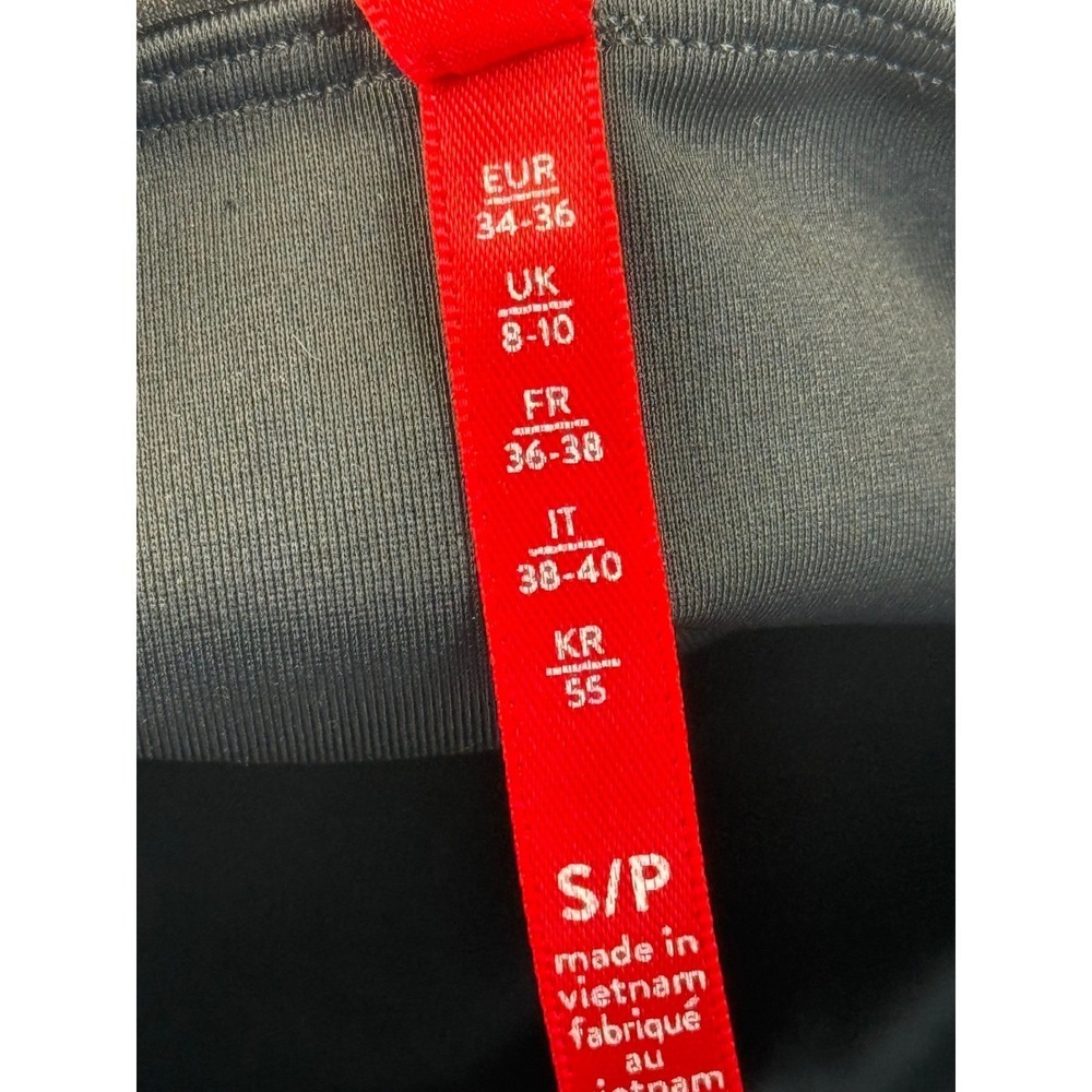 SPANX Small Petite Faux Leather Leggings High Waist Black Pull On Pants‎ - Picture 6 of 9
